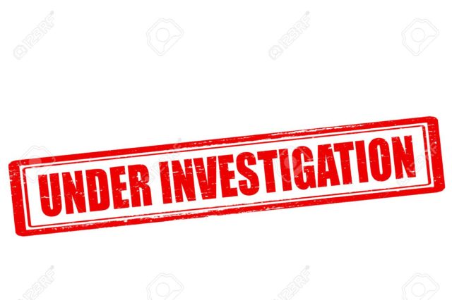 Under investigation