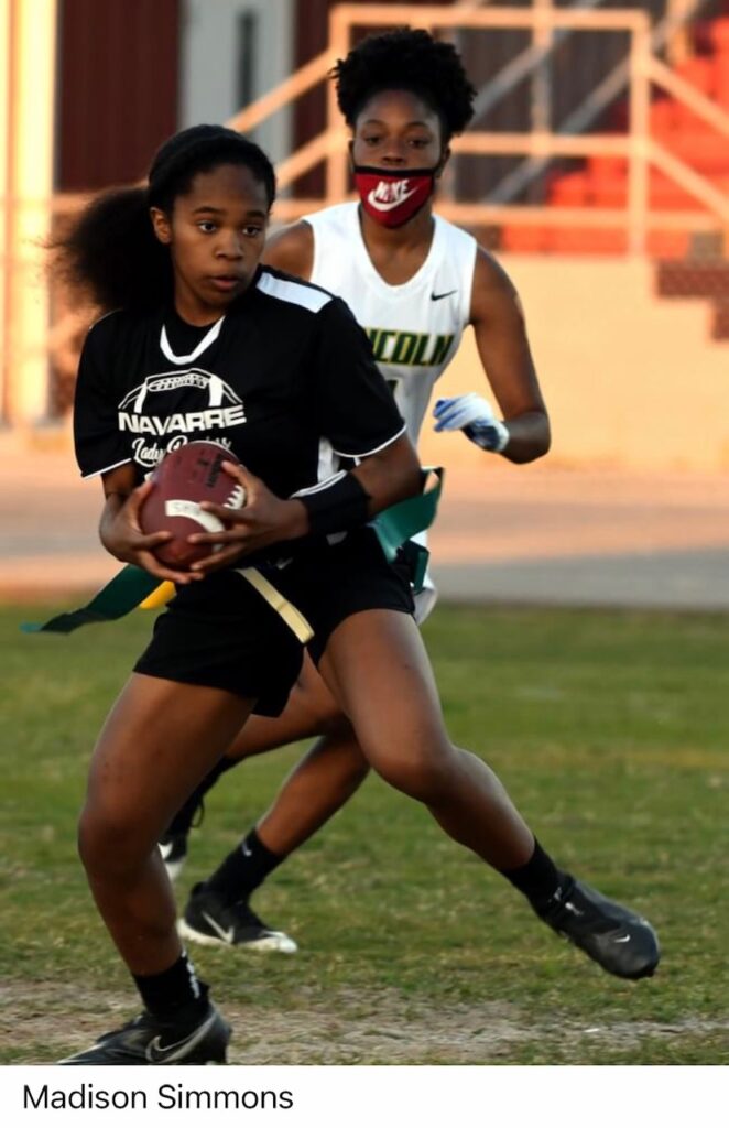 RAIDERS GIRLS FLAG FOOTBALL • Navarre Newspaper