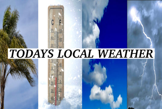 WEATHER REPORT SATURDAY 8-29-26