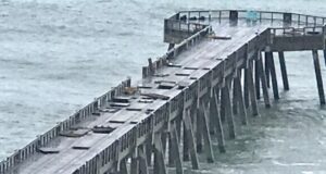 FISHING FROM PIER CLOSED UNTIL FURTHER NOTICE
