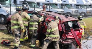 98 Crash Four transported to area hospitals