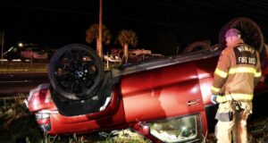Motor vehicle crash on Highway 98 near Nature’s Way