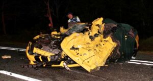 Multiple car accident three hospitalized
