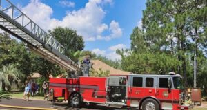 HOME FIRE IN NAVARRE