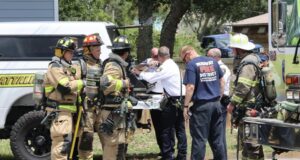 FIRE FIGHTERS SAVE HOME ON BAY STREET