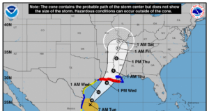 FRANCINE LIKELY TO BECOME A HURRICANE TODAY